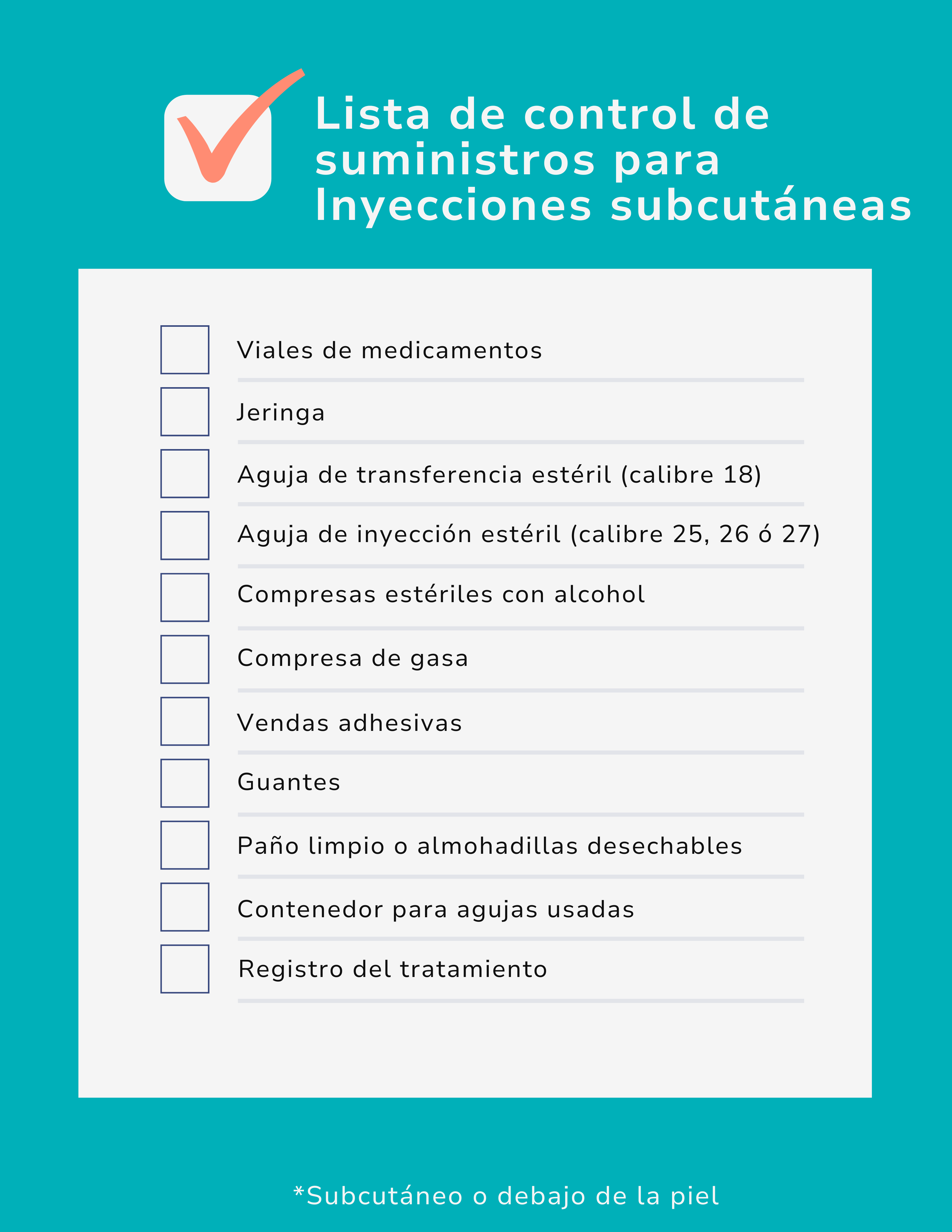 Lista de control de suministros para Inyecciones subcutáneas - Nacimiento-8