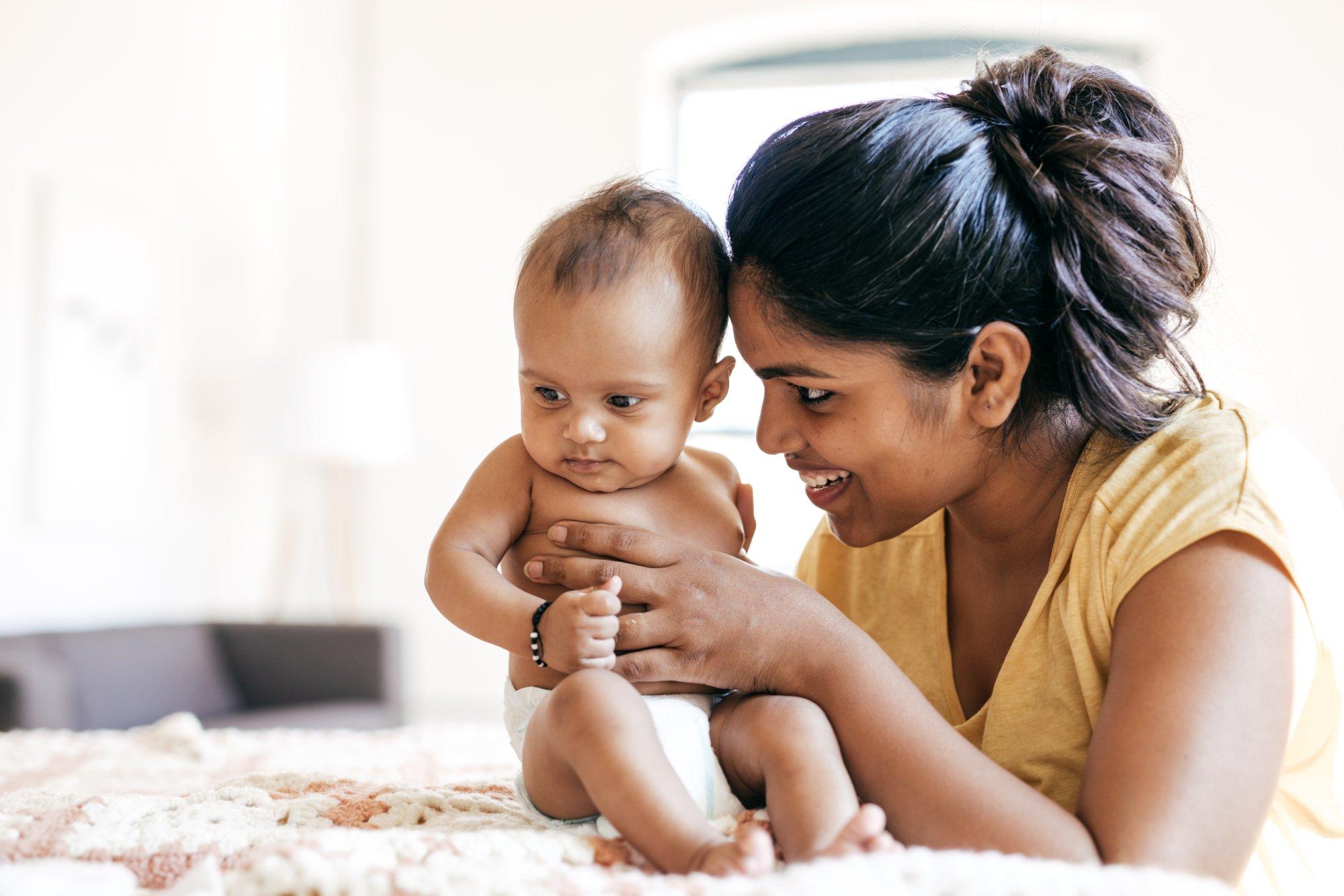 Baby - Human Age, Mother, Indian Ethnicity, Family, Holding